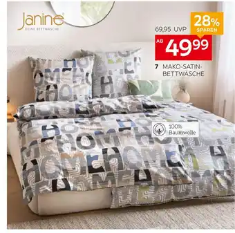 XXXLutz Janine mako-satin-bettwäsche garnitur Angebot