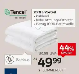 XXXLutz Billerbeck sommerbett „natur plus fresh“ Angebot