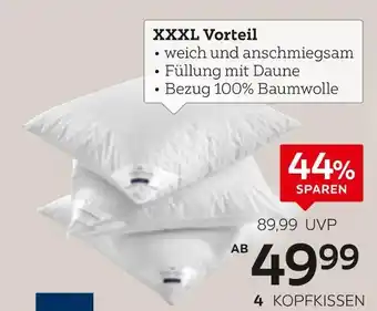 XXXLutz Billerbeck kopfkissen „polarstern“ Angebot