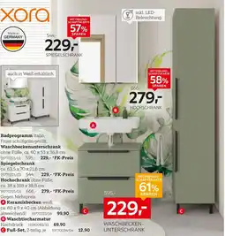 XXXLutz Xora badprogramm Angebot