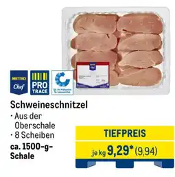 METRO Schweineschnitzel Angebot