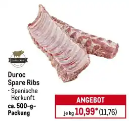 METRO Duroc Spare Ribs Angebot