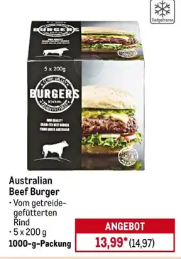 METRO Australian Beef Burger Angebot
