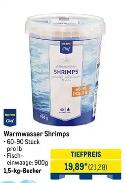 METRO METRO Chef Warmwasser Shrimps Angebot
