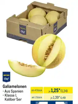 METRO METRO Chef Galiamelonen Angebot