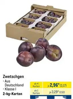 METRO Zwetschgen Angebot