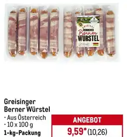 METRO Greisinger Berner Würstel Angebot