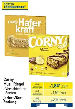 METRO Corny Müsli Riegel Angebot