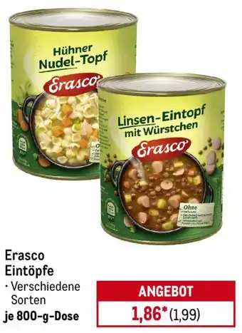 METRO Erasco Eintöpfe Angebot