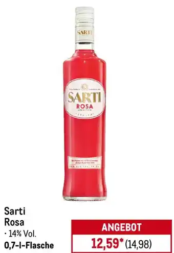METRO Sarti Rosa Angebot