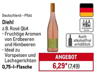 METRO Diehl z.B. Rosé QbA Angebot