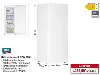 METRO aro Gefrierschrank UZW 1465 Angebot