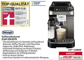 METRO DeLonghi Kaffeevollautomat ECAM 290.83TB Angebot