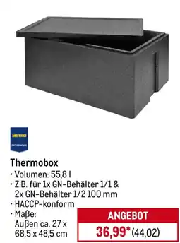METRO METRO PROFESSIONAL Thermobox Angebot