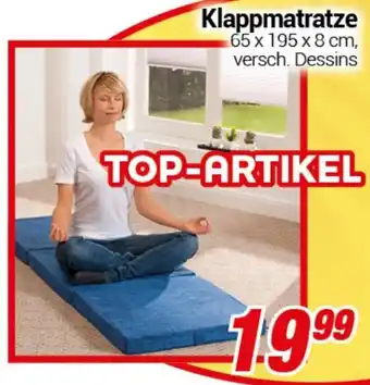 CENTERSHOP Klappmatratze Angebot