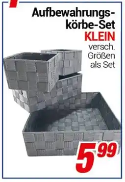 CENTERSHOP Aufbewahrungskörbe-Set KLEIN Angebot
