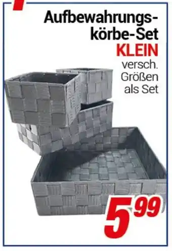 CENTERSHOP Aufbewahrungskörbe-Set KLEIN Angebot