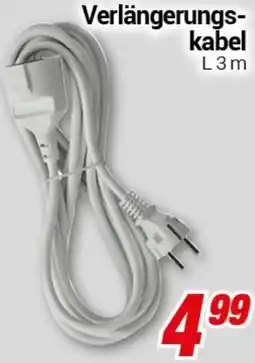 CENTERSHOP Verlängerungskabel Angebot