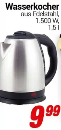 CENTERSHOP Wasserkocher Angebot