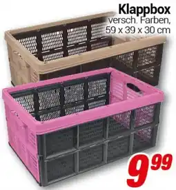 CENTERSHOP Klappbox Angebot
