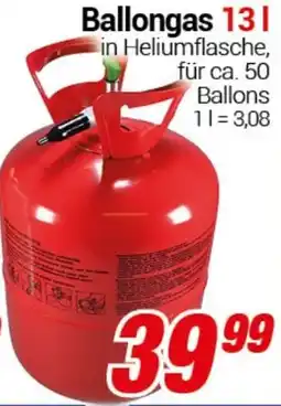 CENTERSHOP Ballongas 13 l Angebot