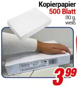 CENTERSHOP Kopierpapier 500 Blatt Angebot