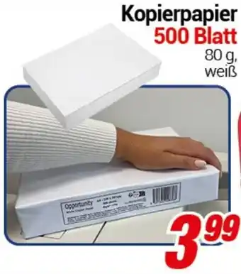 CENTERSHOP Kopierpapier 500 Blatt Angebot
