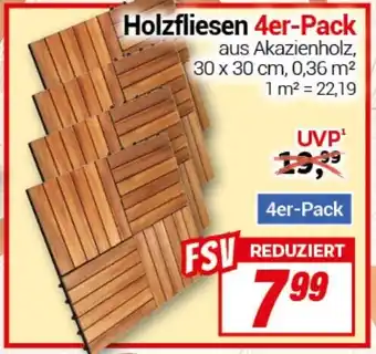 CENTERSHOP Holzfliesen Angebot
