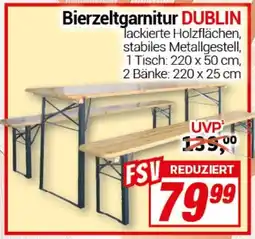 CENTERSHOP Bierzeltgarnitur DUBLIN Angebot