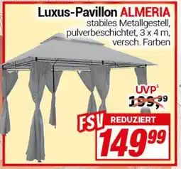 CENTERSHOP Luxus-Pavillon ALMERIA Angebot