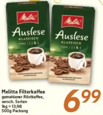 inkoop Melitta Filterkaffee Angebot