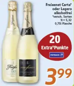inkoop Freixenet Carta oder Legero alkoholfrei Angebot