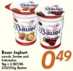 inkoop Bauer Joghurt Angebot