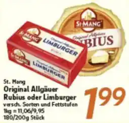 inkoop St. Mang Original Allgäuer Rubius oder Limburger Angebot