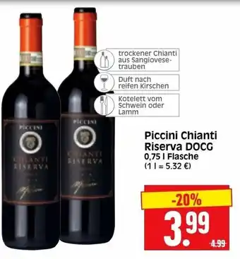 Edeka Herkules Piccini Chianti Riserva DOCG 0,75L Angebot