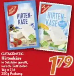 inkoop GUT&GÜNSTIG Hirtenkäse Angebot