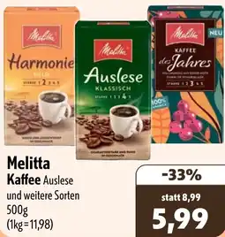 Aktiv Irma Melitta Kaffee Auslese Angebot