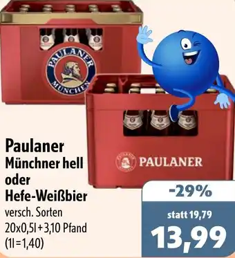 Aktiv Irma Paulaner Münchner hell oder Hefe-Weißbier Angebot