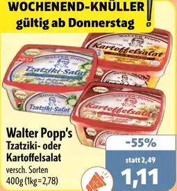 Aktiv Irma Walter Popp's Tzatziki- oder Kartoffelsalat Angebot