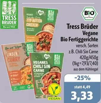 Aktiv Irma Tress Brüder Vegane Bio Fertiggerichte Angebot