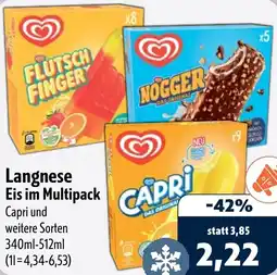 Aktiv Irma Langnese Eis im Multipack Angebot