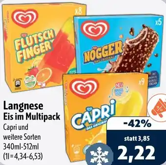 Aktiv Irma Langnese Eis im Multipack Angebot