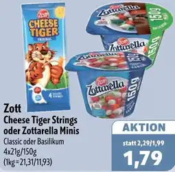 Aktiv Irma Zott Cheese Tiger Strings oder Zottarella Minis Angebot