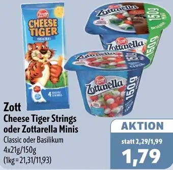 Aktiv Irma Zott Cheese Tiger Strings oder Zottarella Minis Angebot