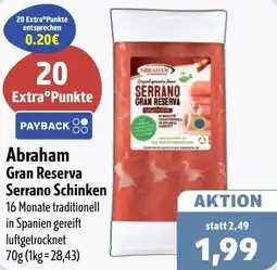 Aktiv Irma Abraham Gran Reserva Serrano Schinken Angebot