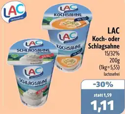 Aktiv Irma LAC Koch- oder Schlagsahne Angebot
