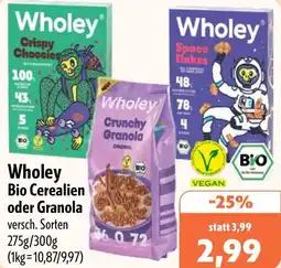 Aktiv Irma Wholey Bio Cerealien oder Granola Angebot