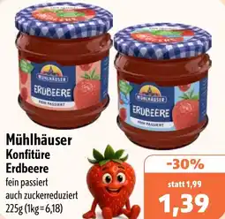 Aktiv Irma Mühlhäuser Konfitüre Erdbeere Angebot