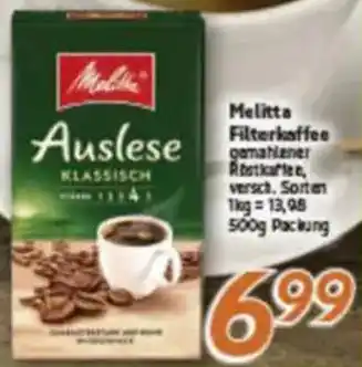inkoop Melitta Filterkaffee Angebot