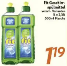 inkoop Fit Geschirrspülmittel Angebot